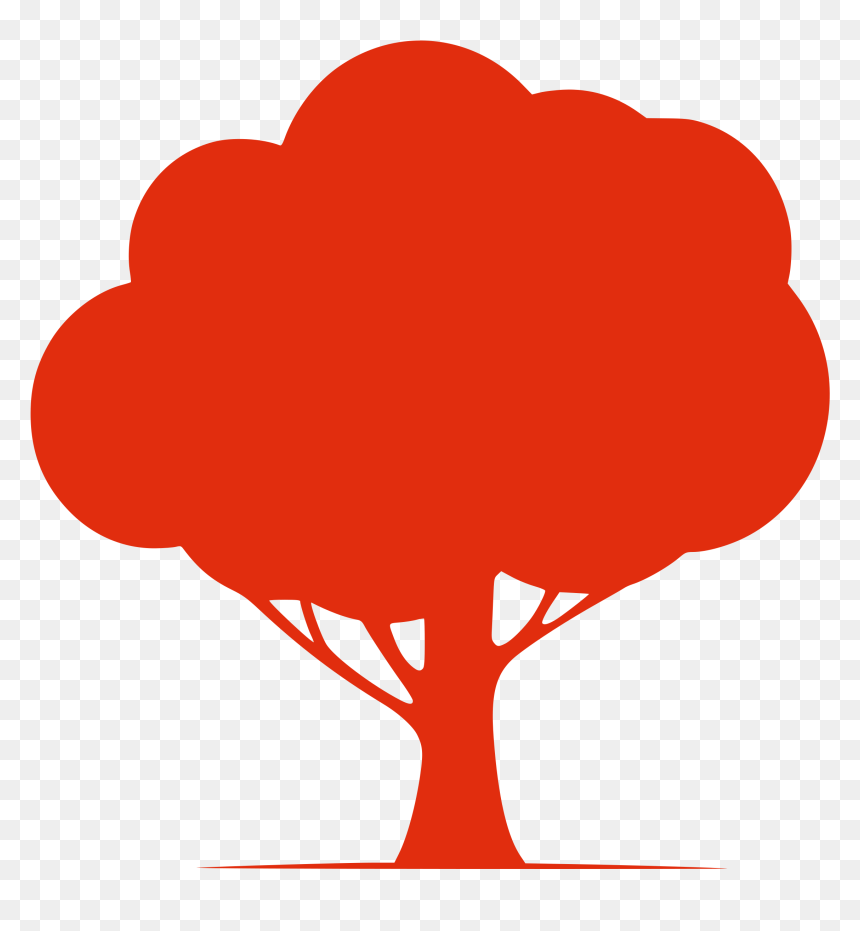 Tree Clipart Silhouette Graphic Library Stock Tree - Blue Tree Silhouette, HD Png Download - oak tree silhouette png