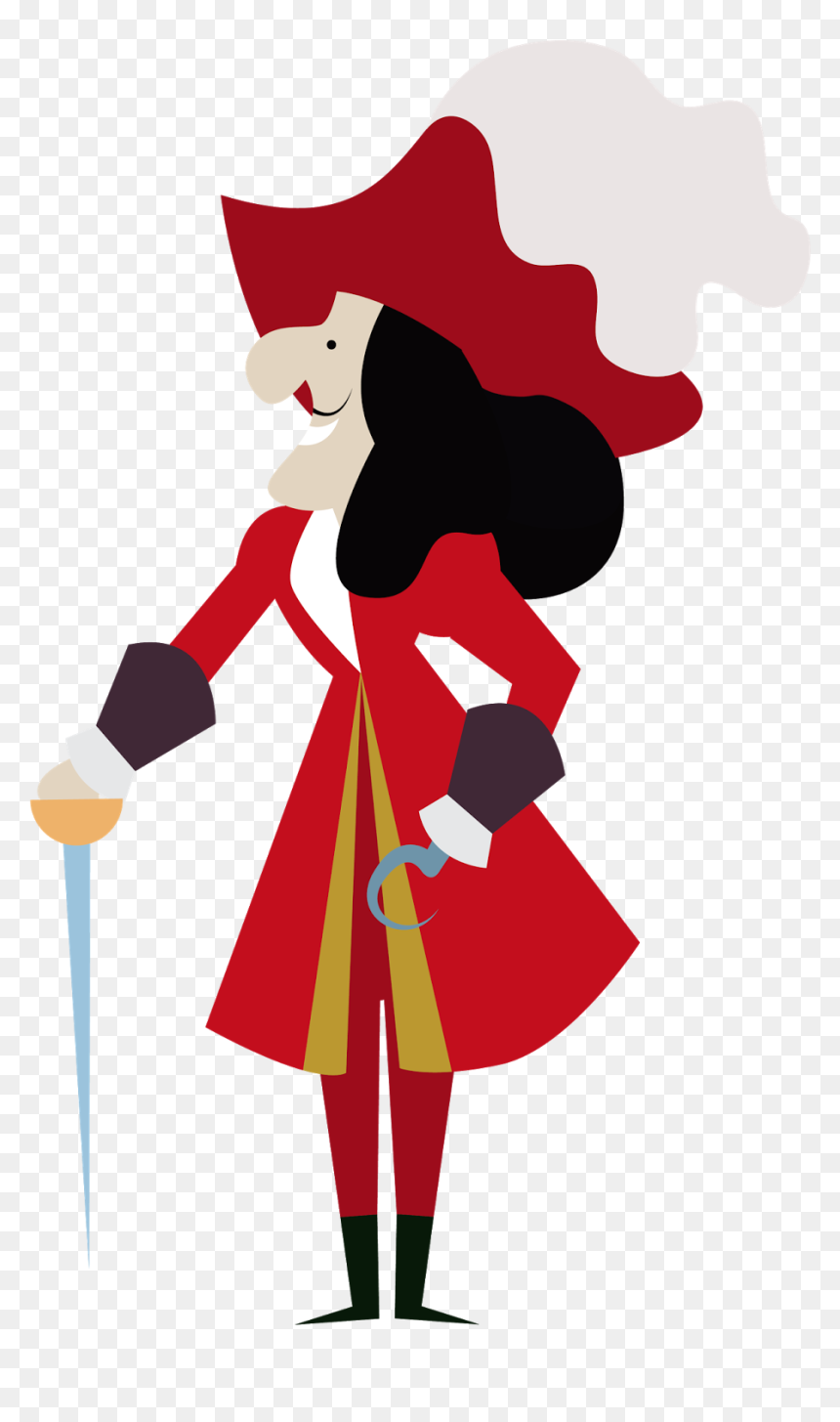 Peterpan Clip Art Pictures Funny Doblelol Com - Clipart Captain Hook Png, Transparent Png - peter pan silhouette png