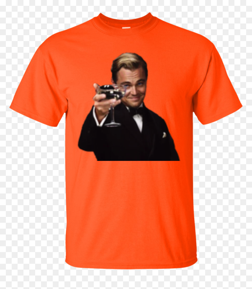 Leonardo Dicaprio Great Gatsby T-shirt - St Patricks Day T Shirt Clipart, HD Png Download - leonardo dicaprio png