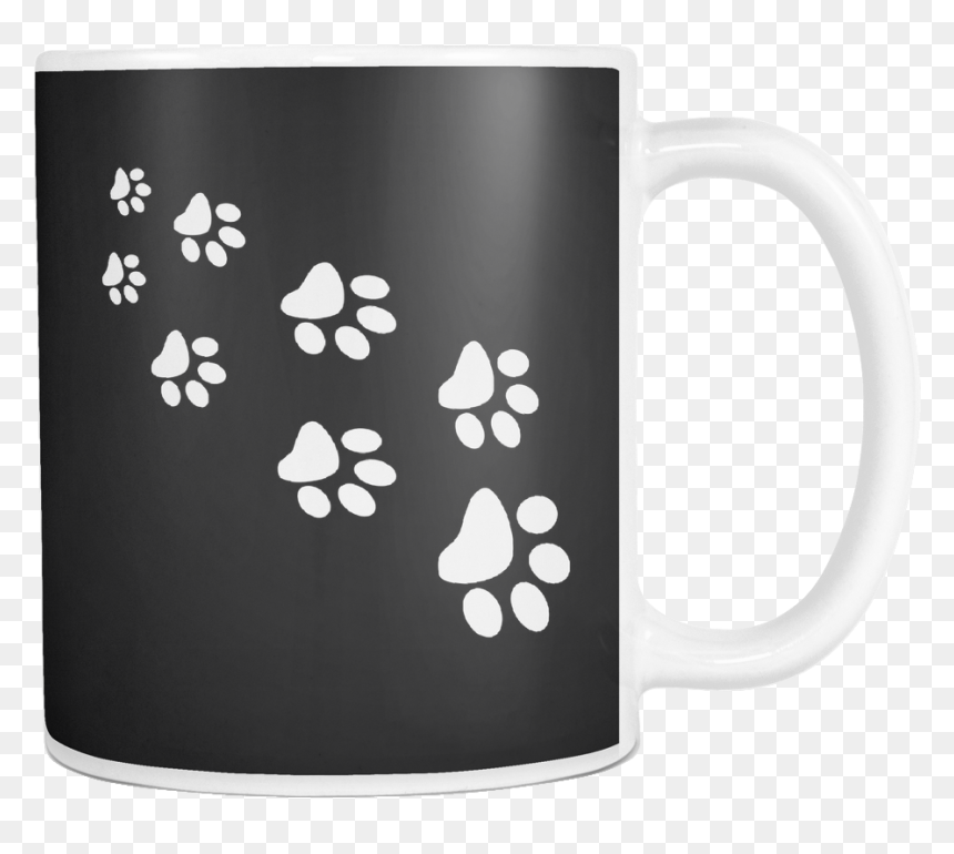 Cat Paw Print Mug Katcollectibles - Mug, HD Png Download - cat paw print png