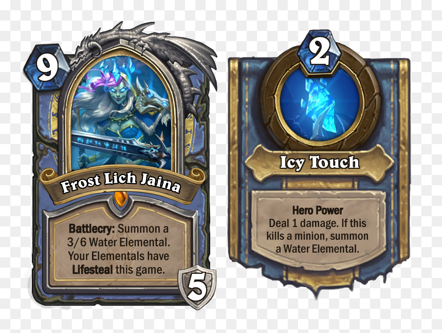 Skull Of Gul Dan Hearthstone, HD Png Download - frost texture png