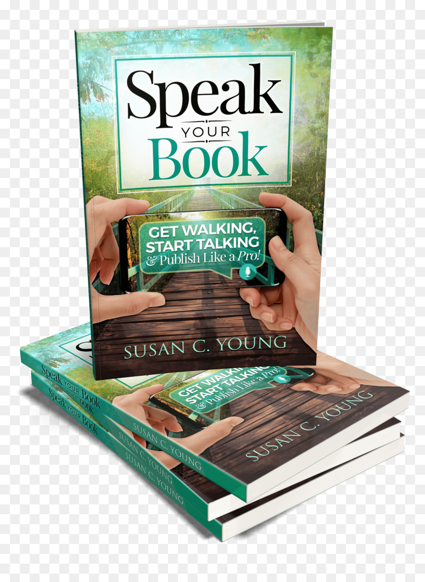 Speak Your Book Stack 3d - Flyer, HD Png Download - book stack png