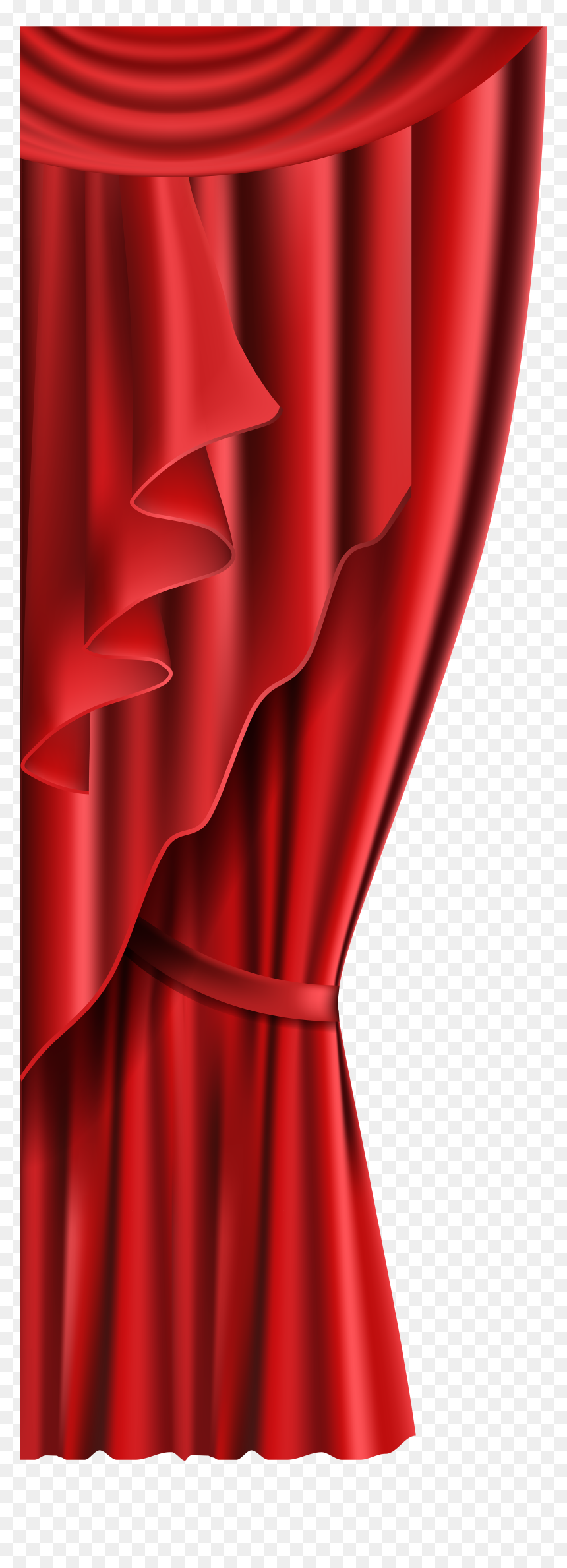 Transparent Stage Curtains Png - Curtains Png Clipart, Png Download - stage curtains png