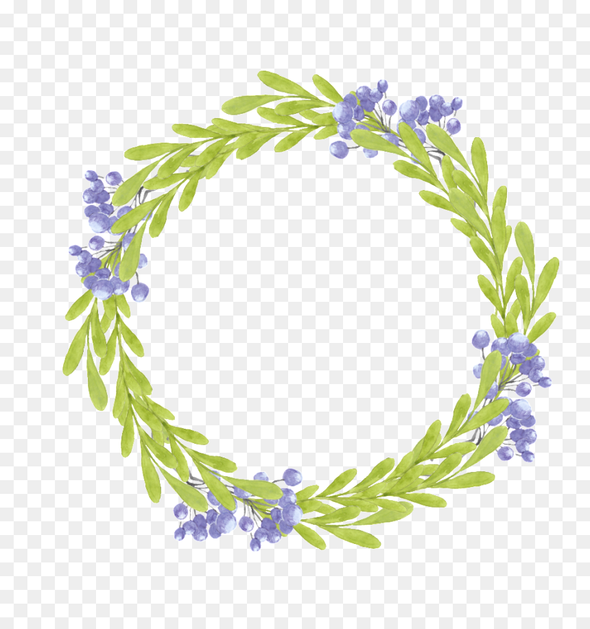 Wedding Card Decoration Wreath Png Free Buckle - Transparent Decoration For Card, Png Download - buckle png
