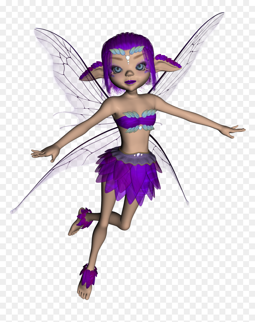 Free Download Backgrounds - Flying Transparent Fairies, HD Png Download - realistic fairy wings png