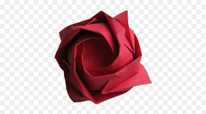 Origami Rose Png Image - Origami Flowers Png, Transparent Png - chalk heart png