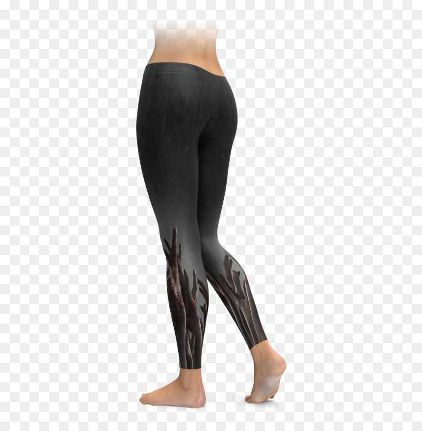 Vegetable Leggings, HD Png Download - zombie hands png