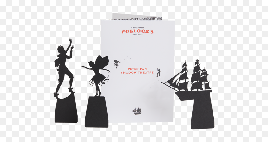 Peter Pan Silhouette Png, Transparent Png - peter pan silhouette png