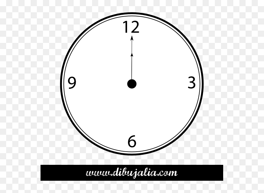 Escribe En Tu Reloj Las Doce En Punto - Circle, HD Png Download - reloj png