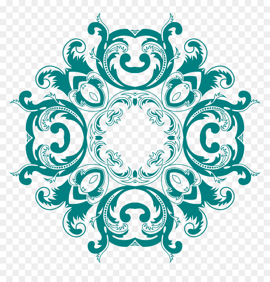 Vintage Floral Style Design 6 Clipart Free Download - Vintage Floral, HD Png Download - floral design png