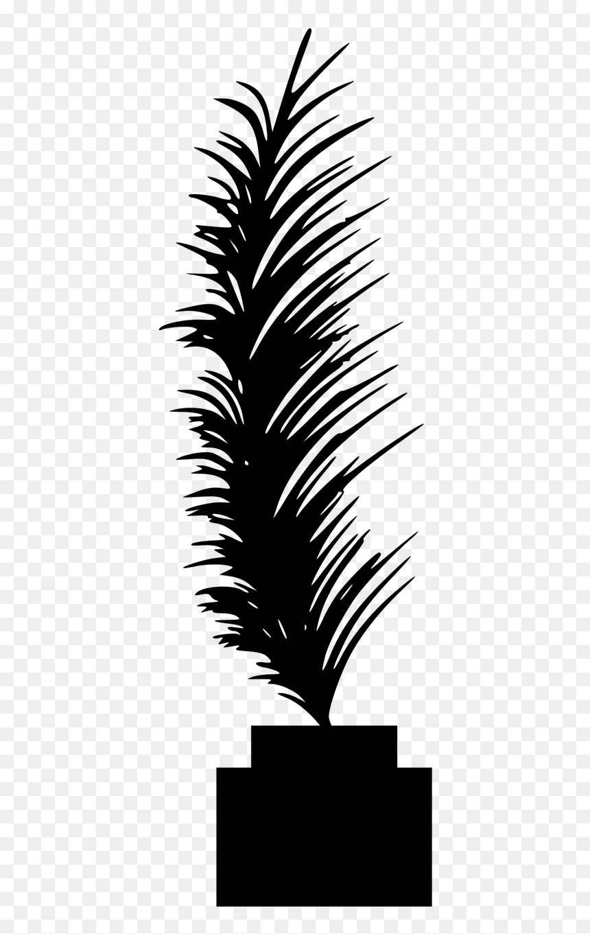 Illustration, HD Png Download - feather silhouette png