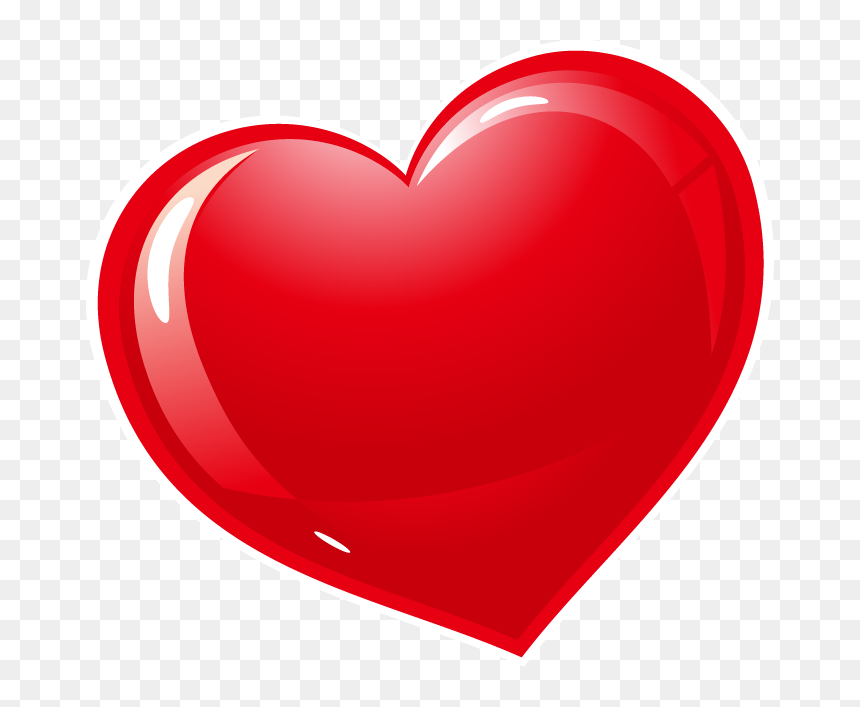 Heart Valentines Day Circle - Heart, HD Png Download - cartoon heart png
