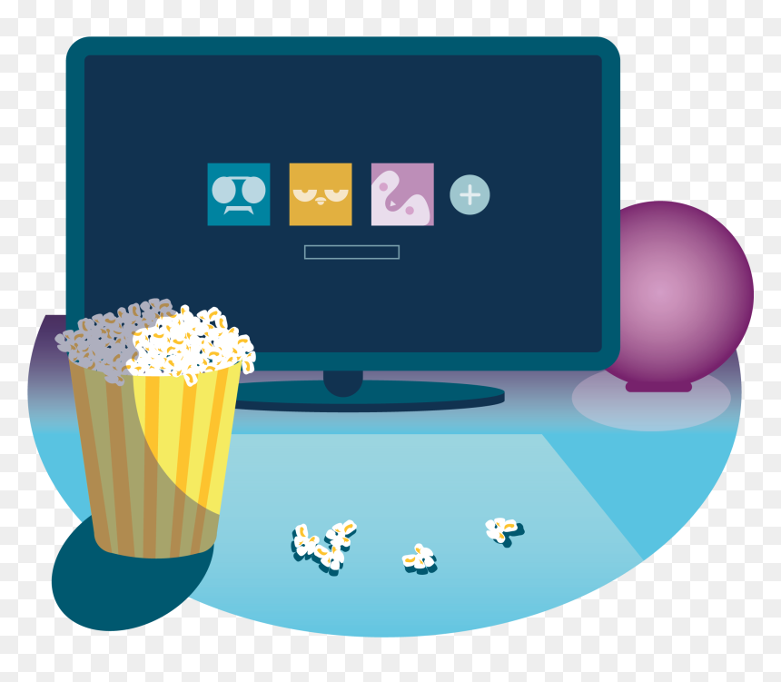 Create Ambiances With Your Devices - Illustration, HD Png Download - popcorn kernel png