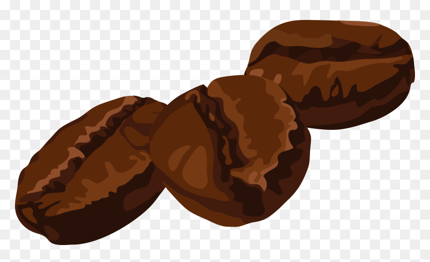 Coffee Bean Cafe - Coffee Bean Vector Png, Transparent Png - coffee bean vector png