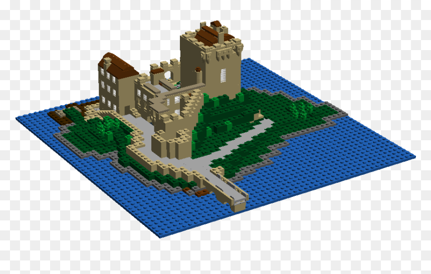 Transparent Castle Tower Png - Eilean Donan Castle Lego, Png Download - castle tower png