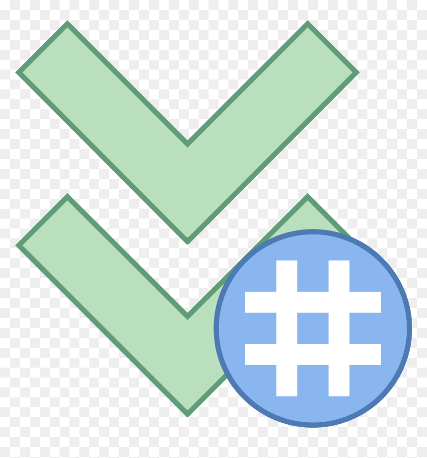 Chevron Hashtag Icon - Under Construction Symbol, HD Png Download - islam symbol png