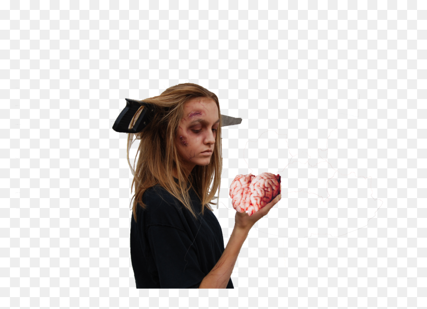 Girl, HD Png Download - zombie hands png