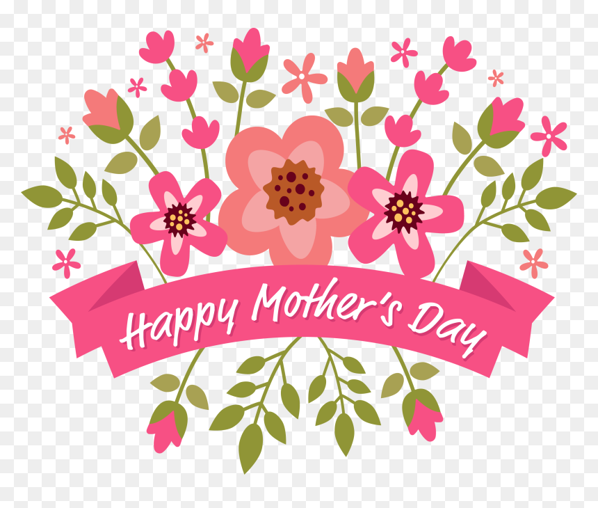 Png Library Download Floral Design Euclidean Vector - Clip Art Flowers Mothers Day, Transparent Png - floral design png