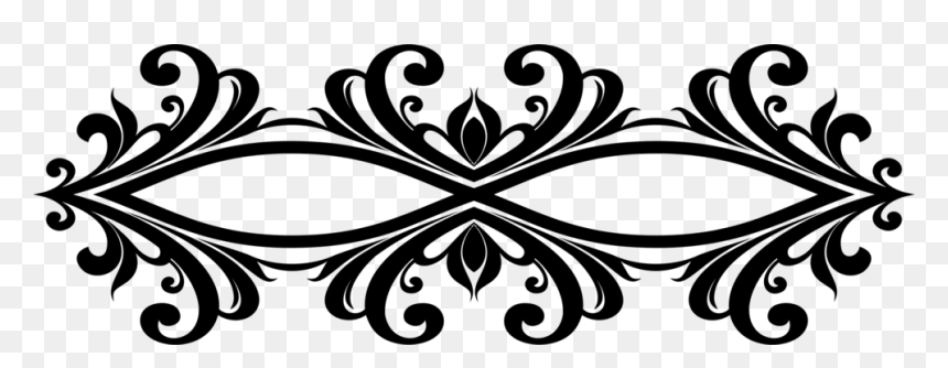 Decorative Borders Borders And Frames Decorative Arts - Border Design Black And White, HD Png Download - decorative borders png