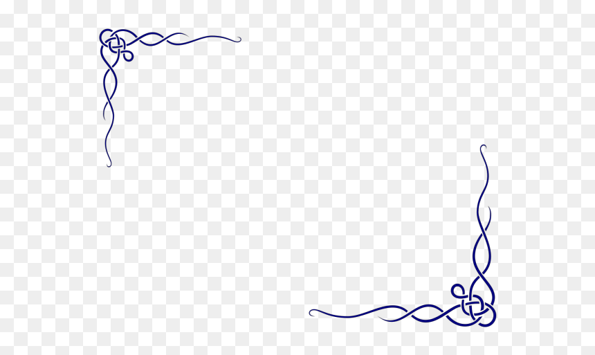 Leafless Vine Corners Png Icons, Transparent Png - corners png