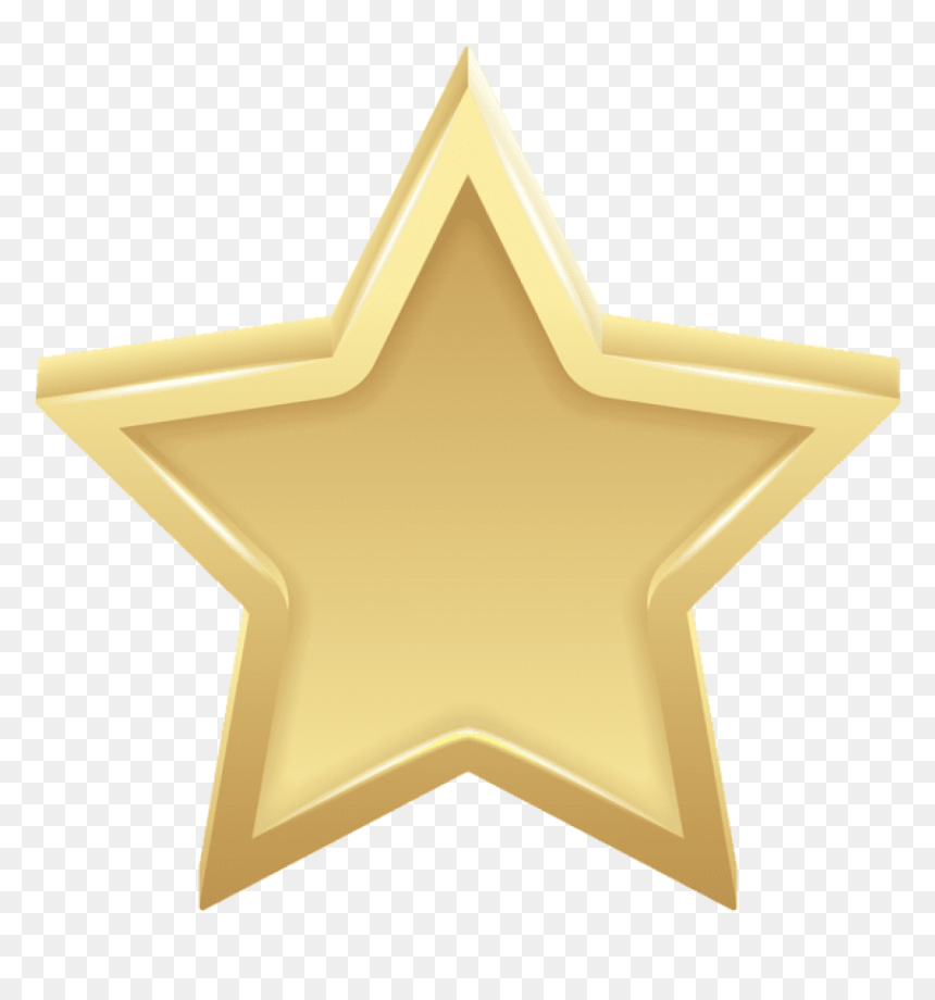 Free Png Download Gold Star Transparent Clipart Png - High Resolution Gold Star, Png Download - golden star png