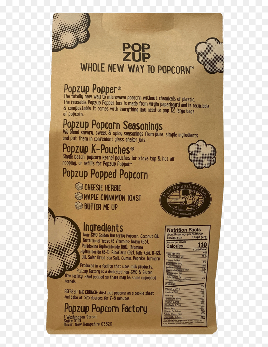 Cappuccino, HD Png Download - popcorn kernel png