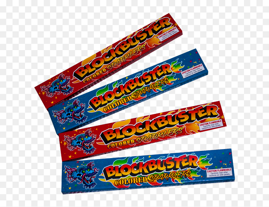 10 In Blockbuster Colored Sparklers, HD Png Download - sparklers png