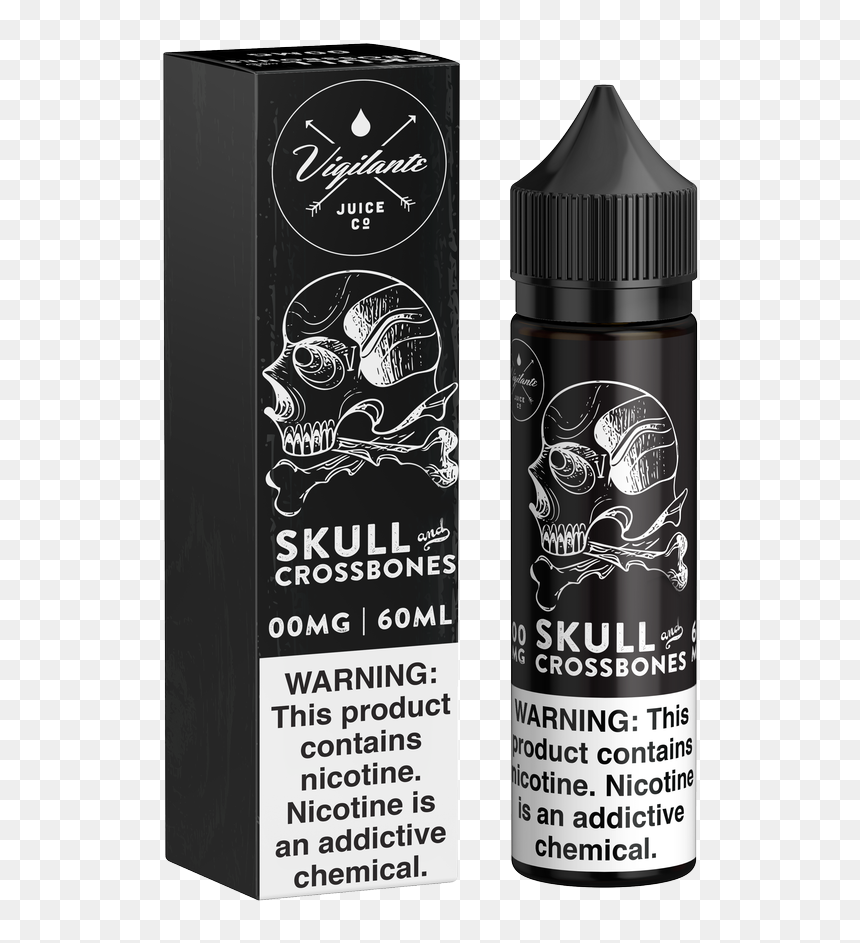 Skull And Crossbones By Vigilante Juice Co - Моя Территория Мои Правила, HD Png Download - vapor png