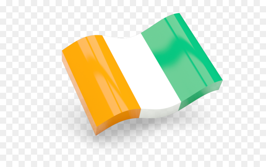 Ivory Coast Flag Png Image - Ivory Coast Flag Gif, Transparent Png - waving flag png