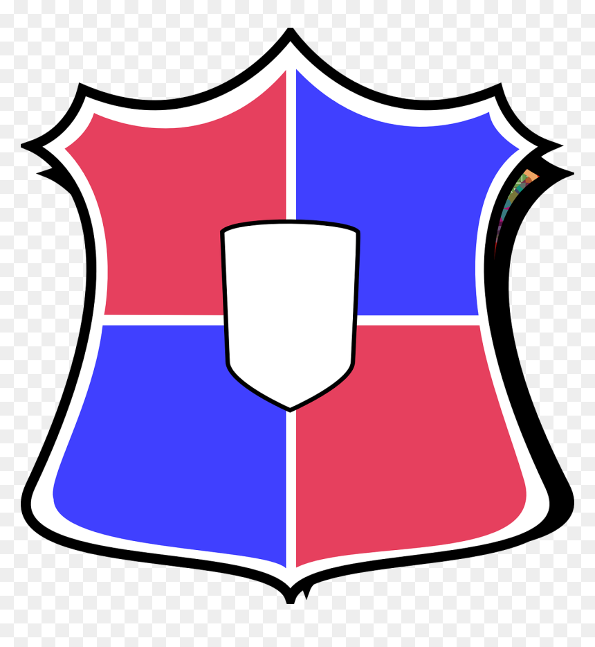 Escudo Azul Y Rojo, HD Png Download - squares png