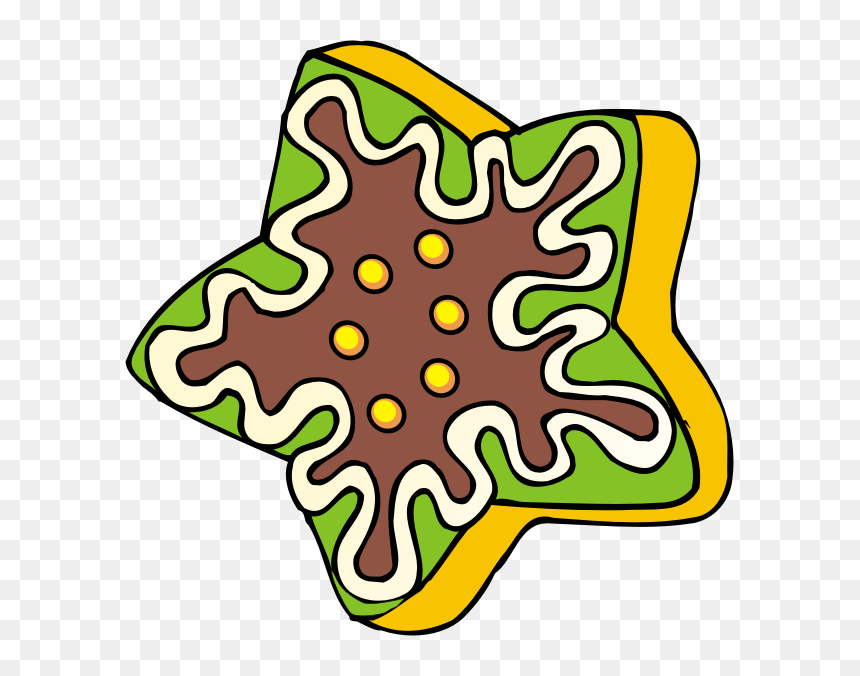 Christmas Cookie Panda Free - Clip Art, HD Png Download - christmas cookies png