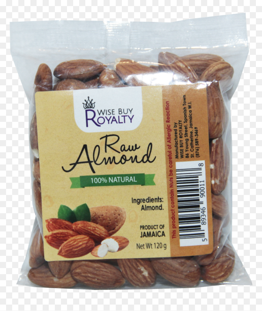 Wise Buy Royalty Almonds - Almond, HD Png Download - almonds png
