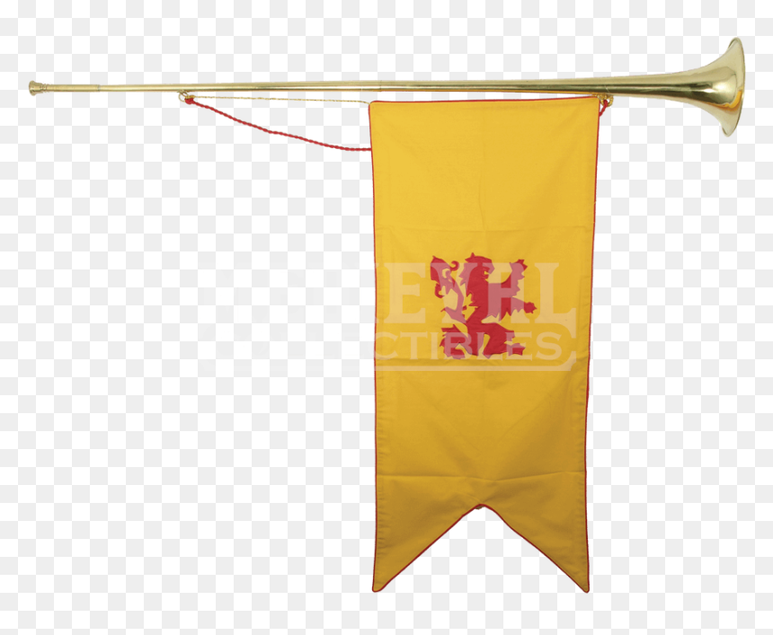 Transparent Trumpet Medieval Clip Art Royalty Free - Medieval Trumpet Png, Png Download - medieval banner png
