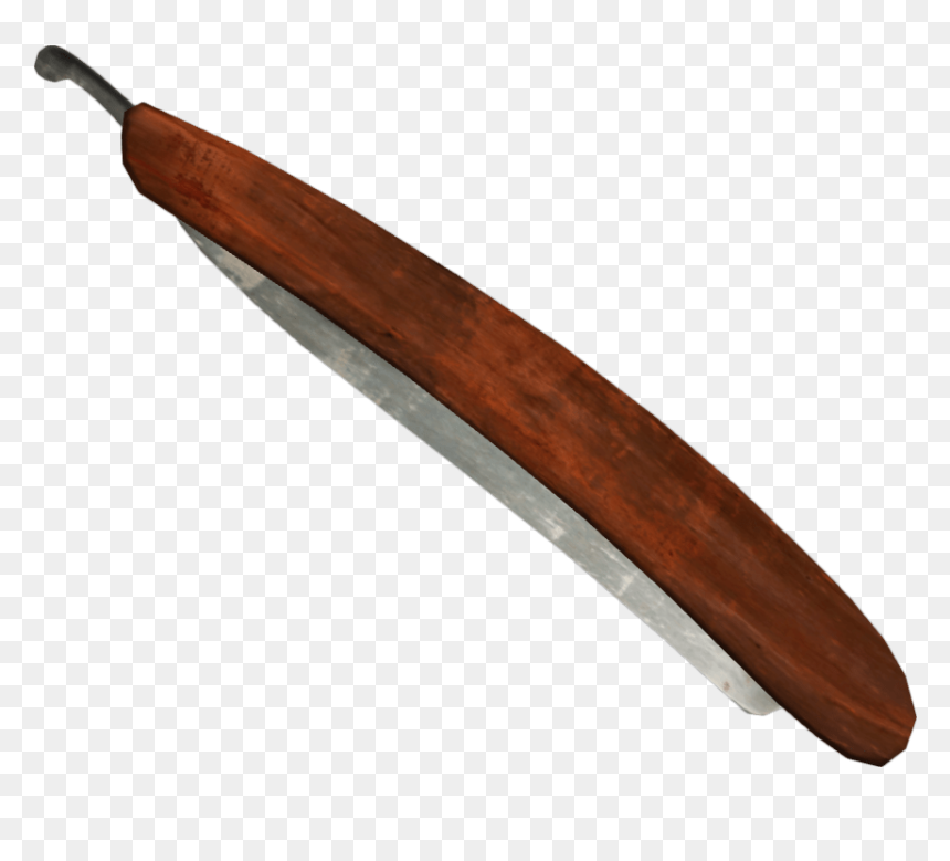 Closed Straight Razor - Fallout Straight Razor, HD Png Download - straight razor png