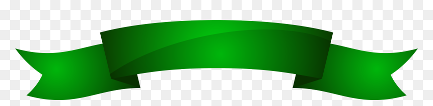 Green Ribbon Banner Png, Transparent Png - green banner png
