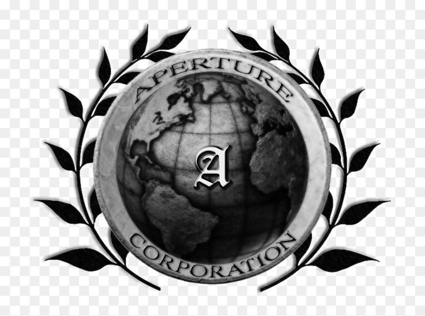 Globe Clip Art Black And White, HD Png Download - aperture logo png