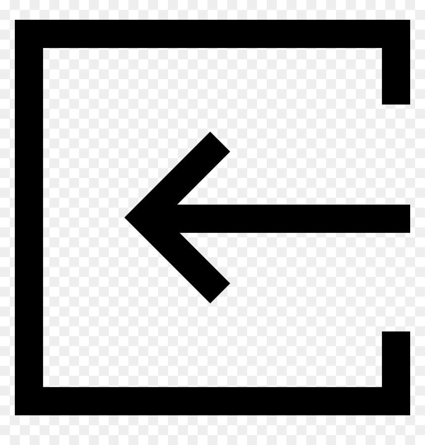 Direction Arrow, HD Png Download - logout icon png