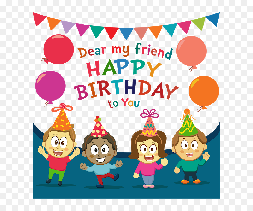 Happy Birthday Tiếng Nga, HD Png Download - birthday png files