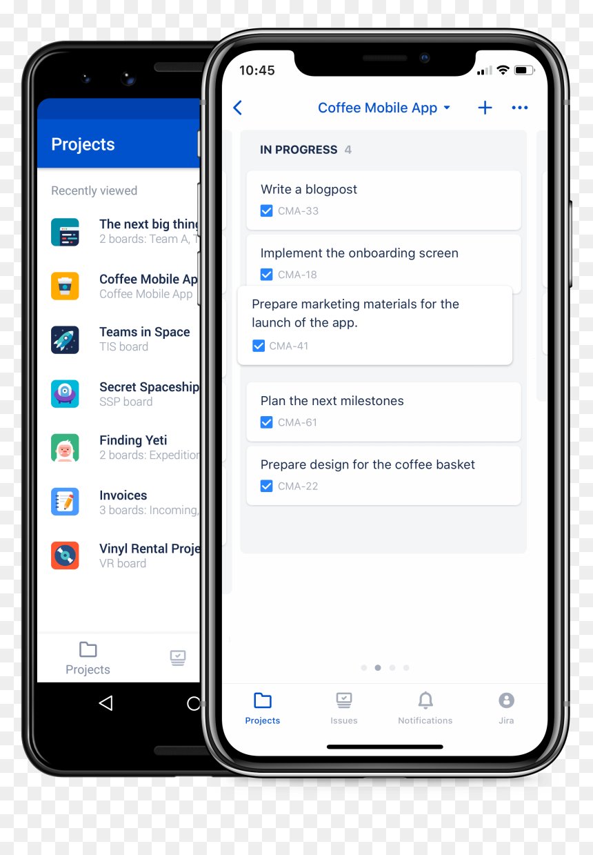 Jira Cloud Mobile App, HD Png Download - mobile png file