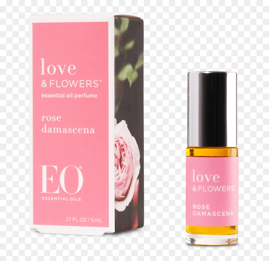 Rose Oil Perfume, HD Png Download - single flowers png
