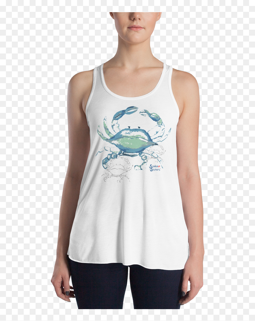 Bella + Canvas Women's Flowy Racerback Tank, HD Png Download - top shadow png