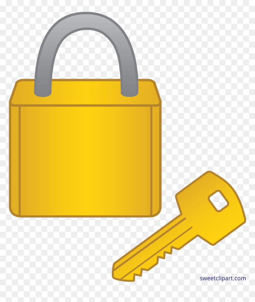 Key Lock Clipart, HD Png Download - lock key png