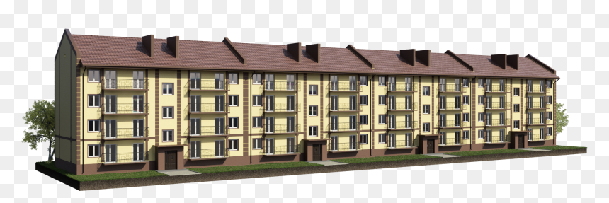 Kholmogorovka, HD Png Download - apartment building png