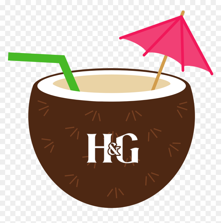 Coconut With Straw Clip Art, HD Png Download - java.png