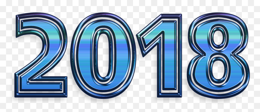 New Year 2018 Png, Transparent Png - 2018 png hd