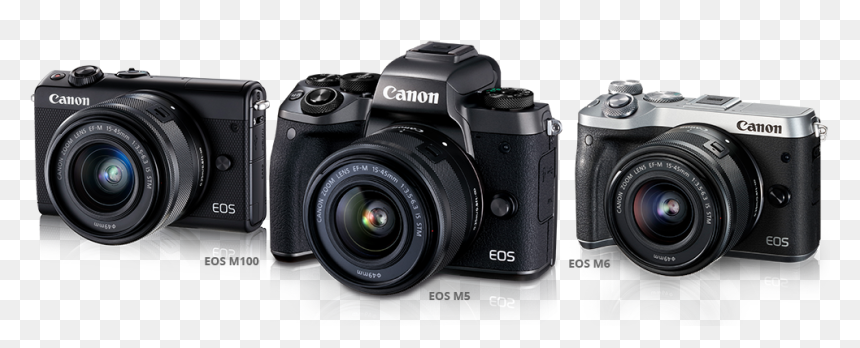 Canon Mirrorless Camera M5, HD Png Download - canon dslr camera png