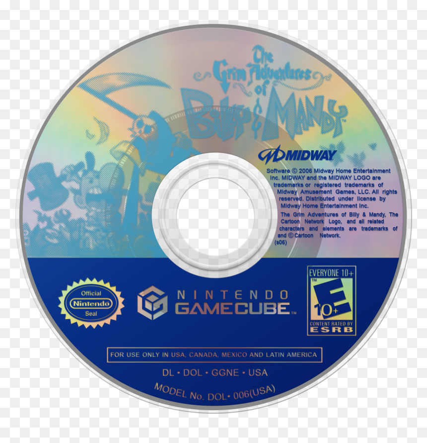 Mario Party 6 Gamecube Cds, HD Png Download - billy and mandy png
