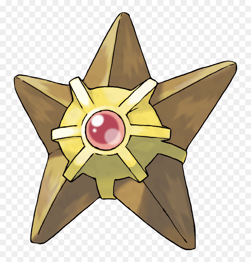 Pokemon Staryu Evolution, HD Png Download - staryu png