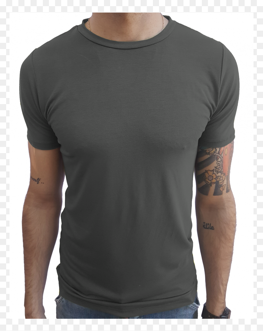 Camisetas Gola Redonda Verde, HD Png Download - camiseta png
