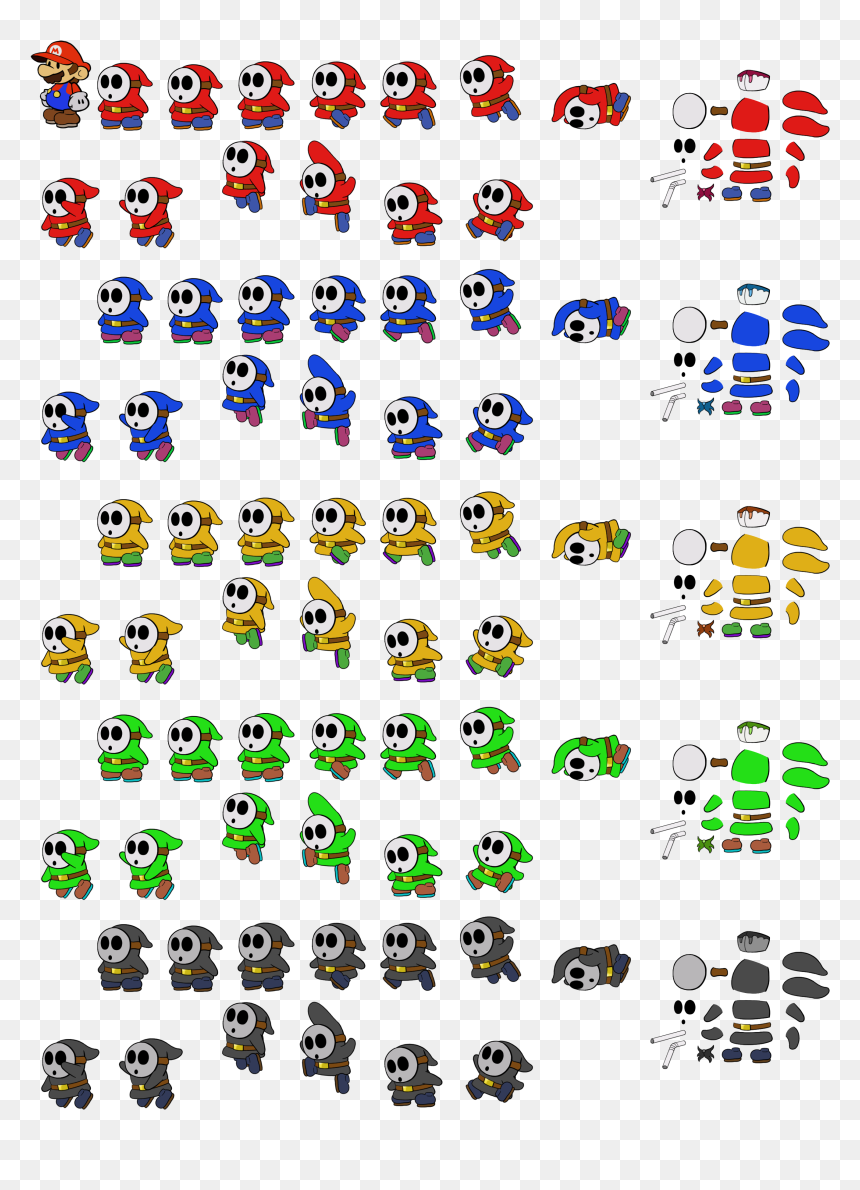 Click For Full Sized Image Shy Guy - Mario Shy Guy, HD Png Download - shy guy png